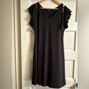 Black Cold Shoulder Dress